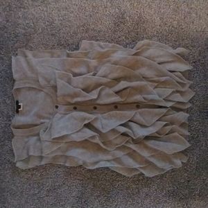 Jyune Cashmere Ruffle Sweater Vest S